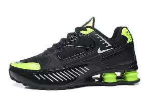 nike shox enigma fit r4 running vert leather net